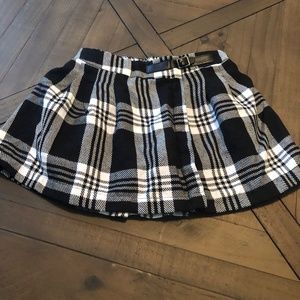 Plaid dress skirt